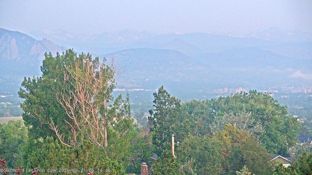 time-lapse frame, Indian Peaks webcam