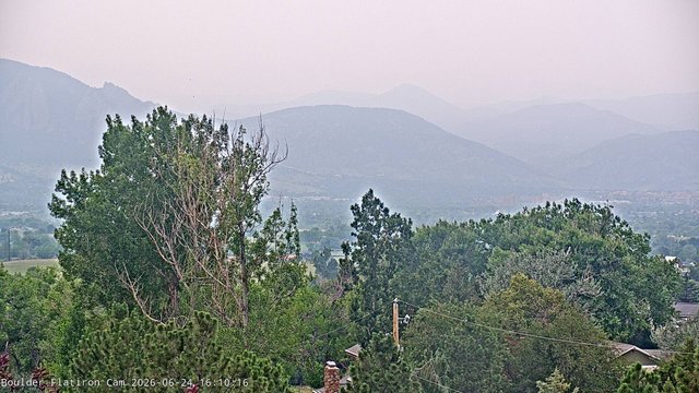time-lapse frame, Indian Peaks webcam