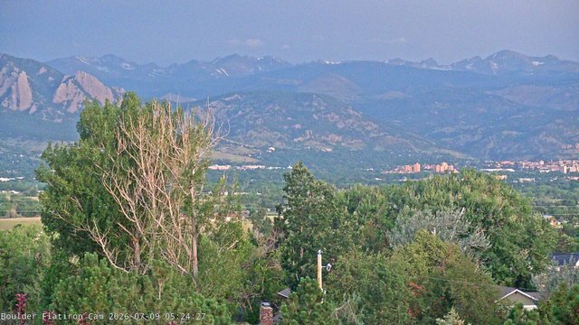 time-lapse frame, Indian Peaks webcam