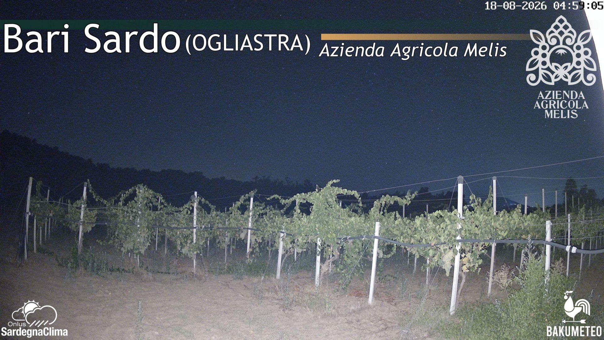 time-lapse frame, Bari Sardo webcam