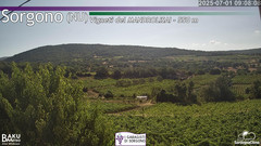 view from Sorgono on 2025-07-01