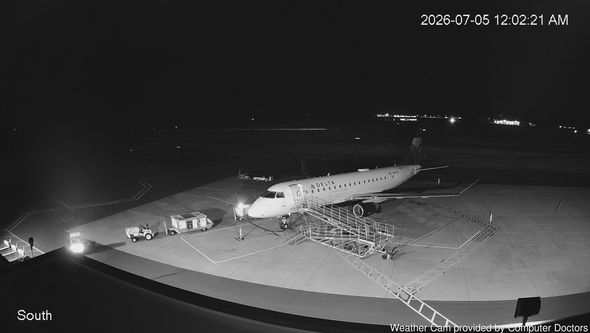 time-lapse frame, South webcam