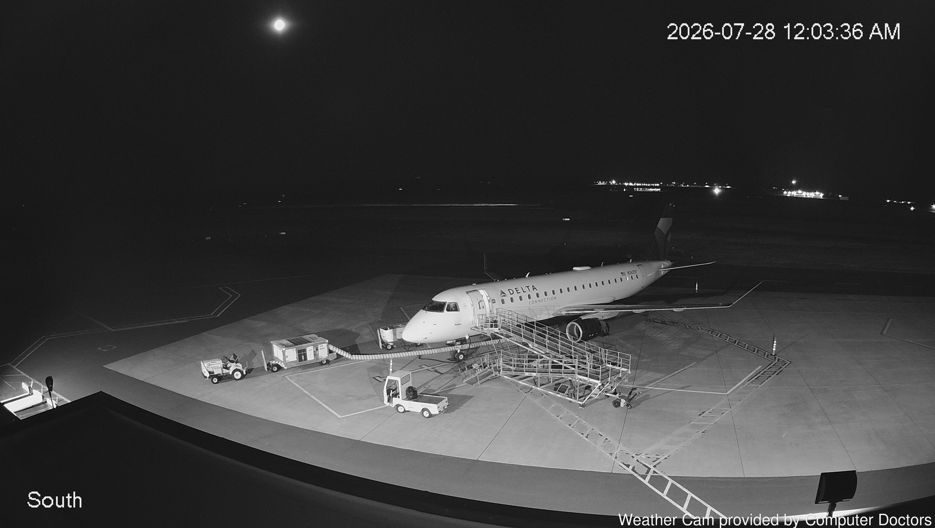 time-lapse frame, South webcam
