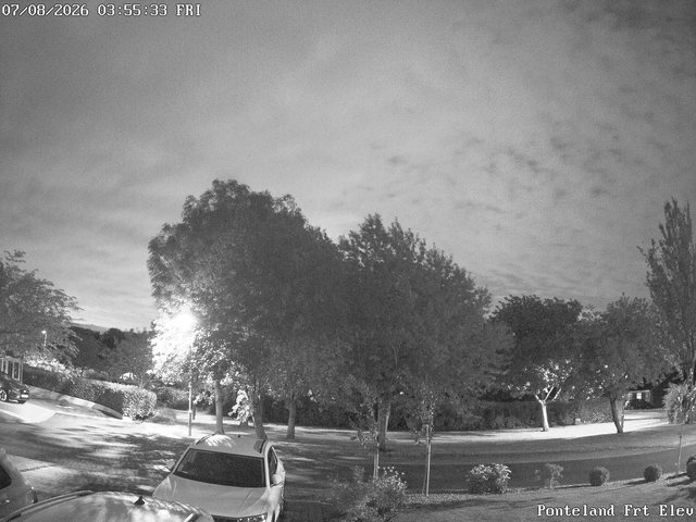 time-lapse frame, Ponteland Front Elev webcam