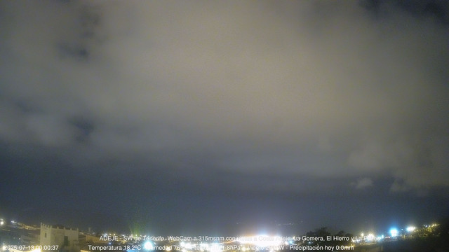 time-lapse frame, Adeje SW webcam