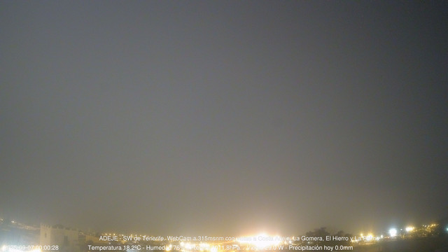 time-lapse frame, Adeje SW webcam