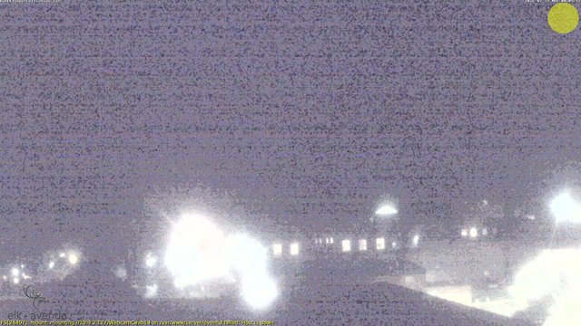 time-lapse frame, Elk + Avenue webcam