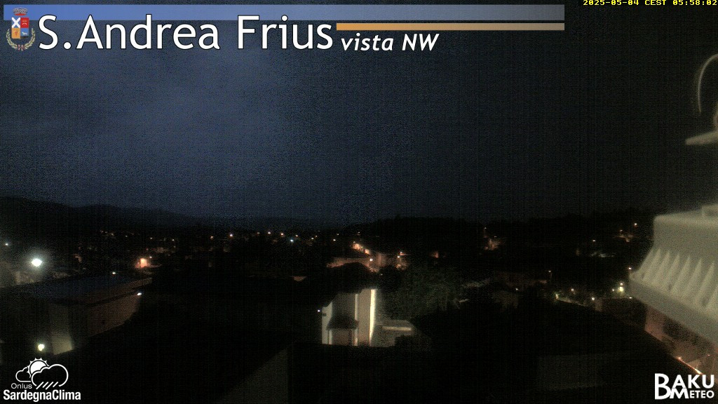 time-lapse frame, Sant'Andrea Frius webcam