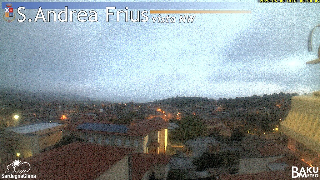 time-lapse frame, Sant'Andrea Frius webcam