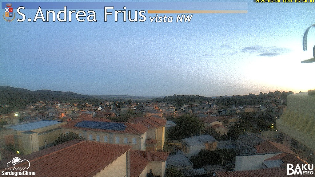 time-lapse frame, Sant'Andrea Frius webcam