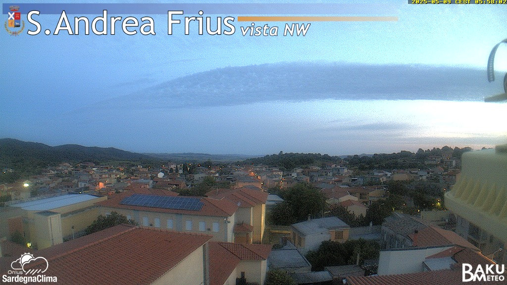 time-lapse frame, Sant'Andrea Frius webcam
