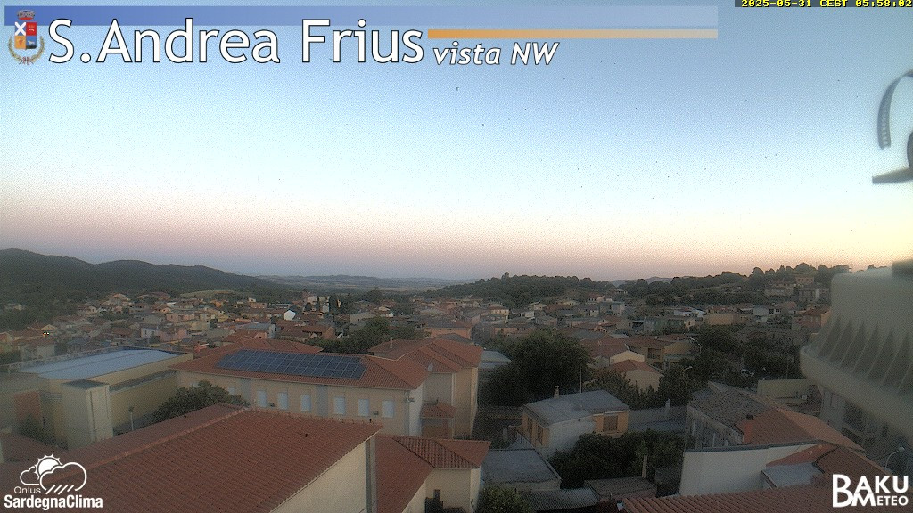 time-lapse frame, Sant'Andrea Frius webcam