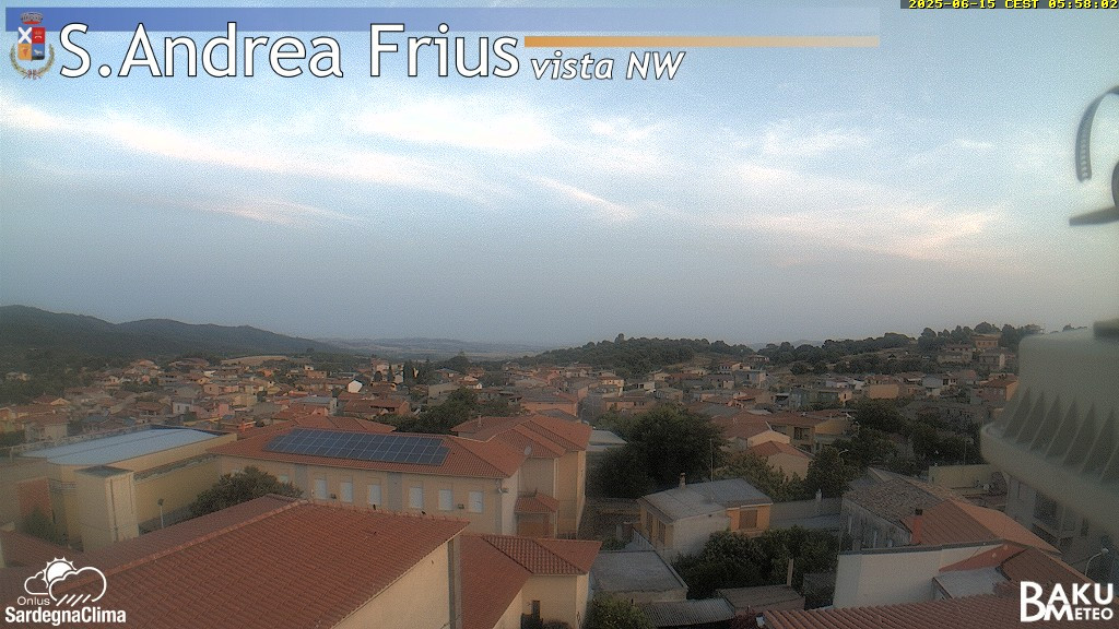 time-lapse frame, Sant'Andrea Frius webcam