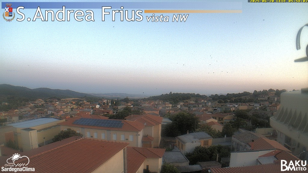 time-lapse frame, Sant'Andrea Frius webcam