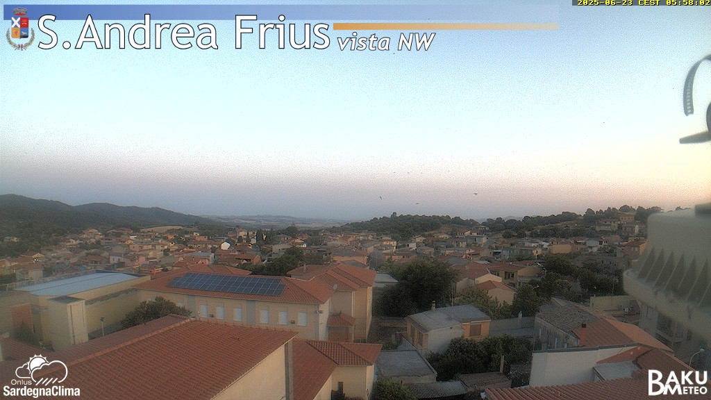 time-lapse frame, Sant'Andrea Frius webcam