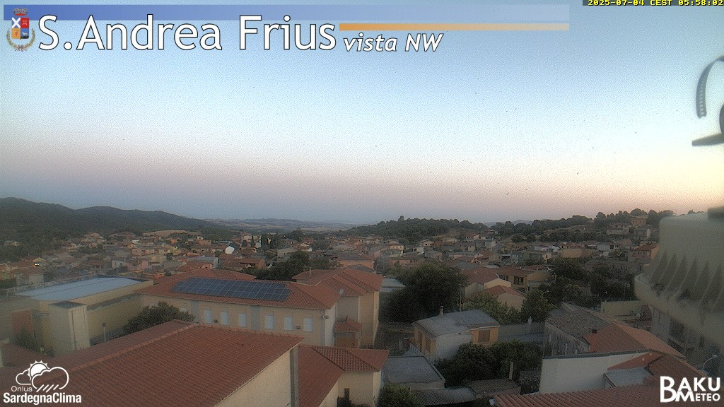 time-lapse frame, Sant'Andrea Frius webcam