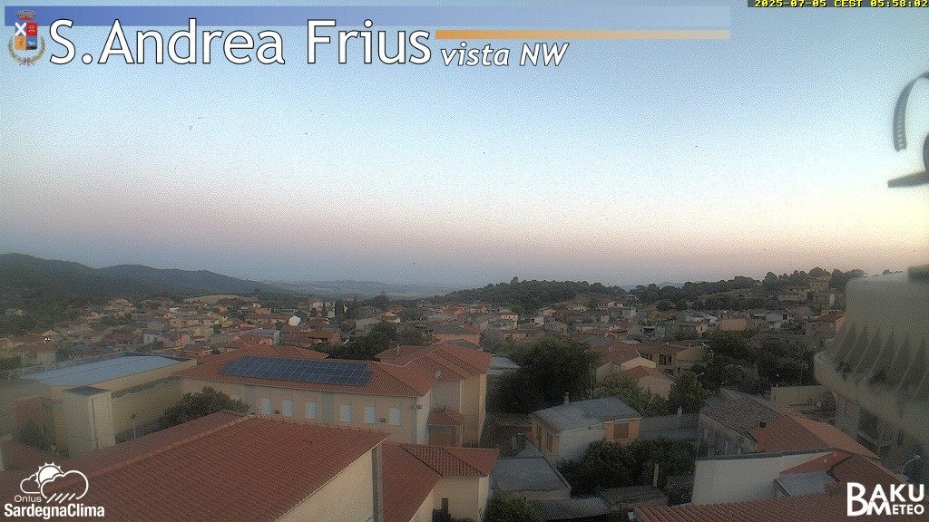 time-lapse frame, Sant'Andrea Frius webcam