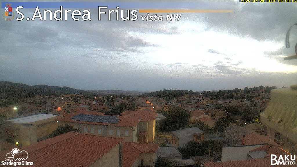 time-lapse frame, Sant'Andrea Frius webcam