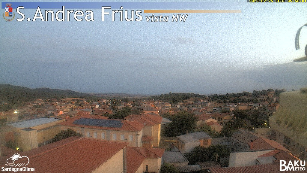 time-lapse frame, Sant'Andrea Frius webcam