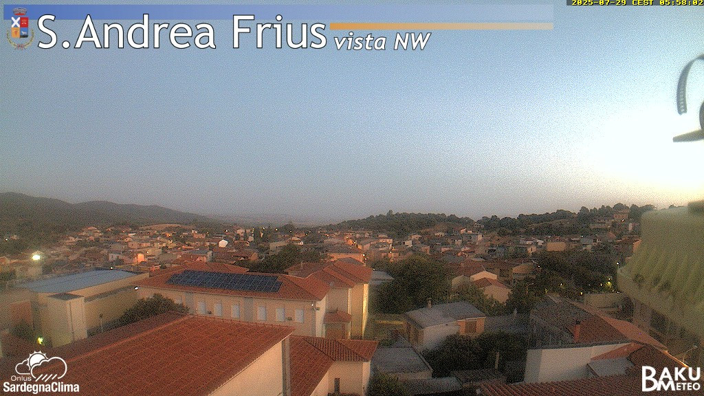 time-lapse frame, Sant'Andrea Frius webcam