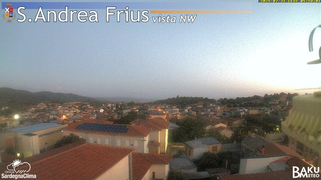 time-lapse frame, Sant'Andrea Frius webcam