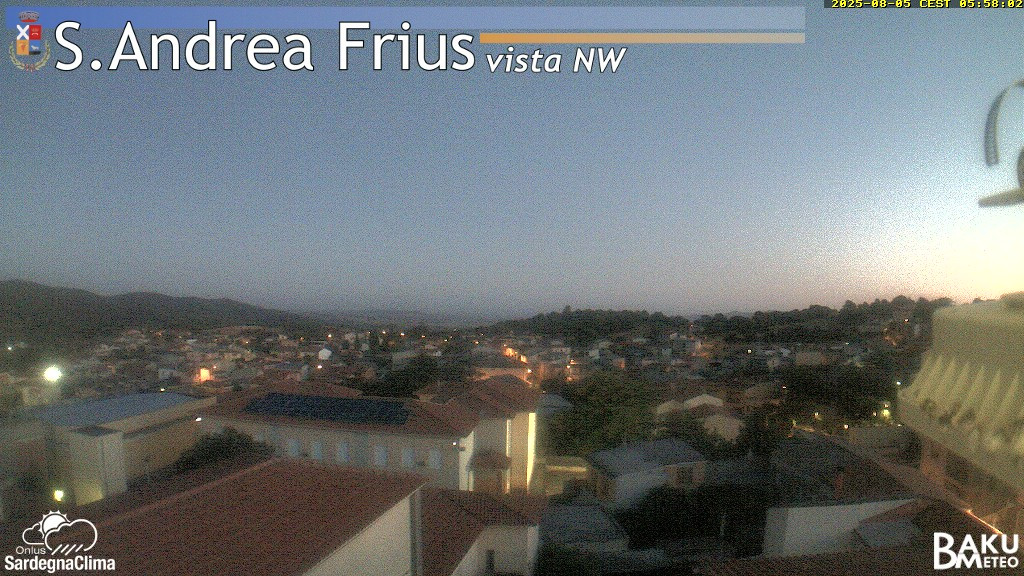 time-lapse frame, Sant'Andrea Frius webcam