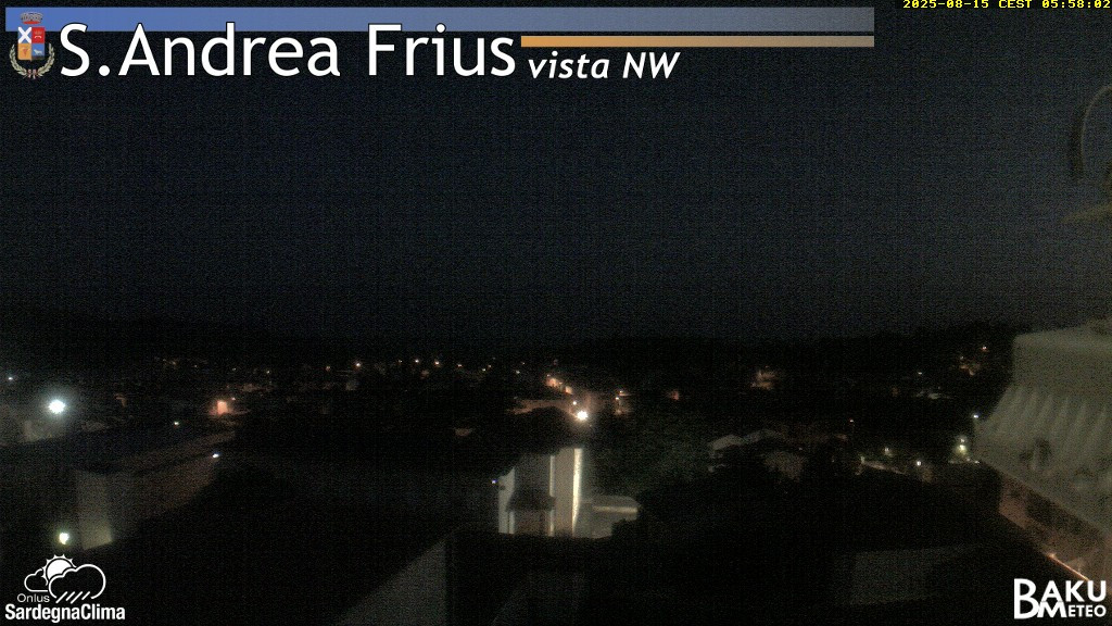 time-lapse frame, Sant'Andrea Frius webcam