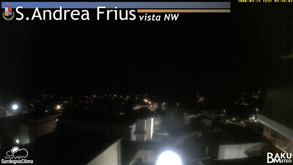 time-lapse frame, Sant'Andrea Frius webcam