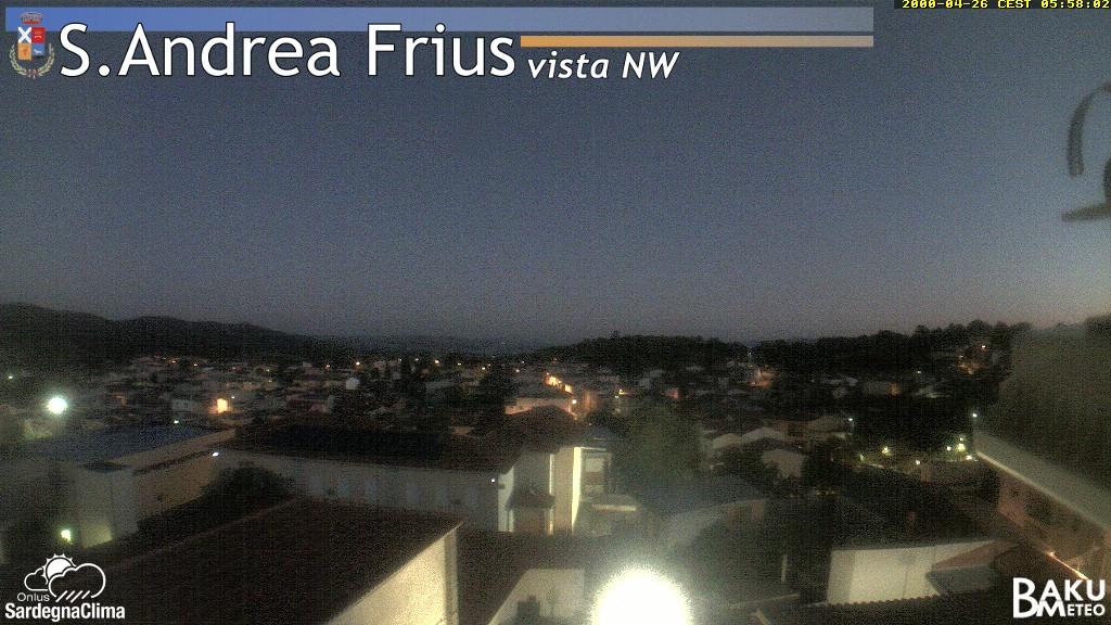 time-lapse frame, Sant'Andrea Frius webcam