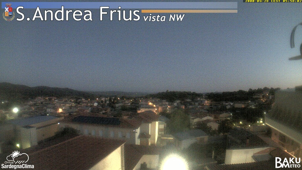 time-lapse frame, Sant'Andrea Frius webcam