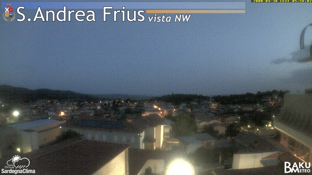 time-lapse frame, Sant'Andrea Frius webcam