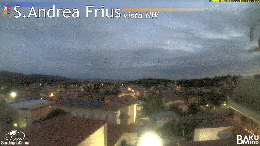 time-lapse frame, Sant'Andrea Frius webcam