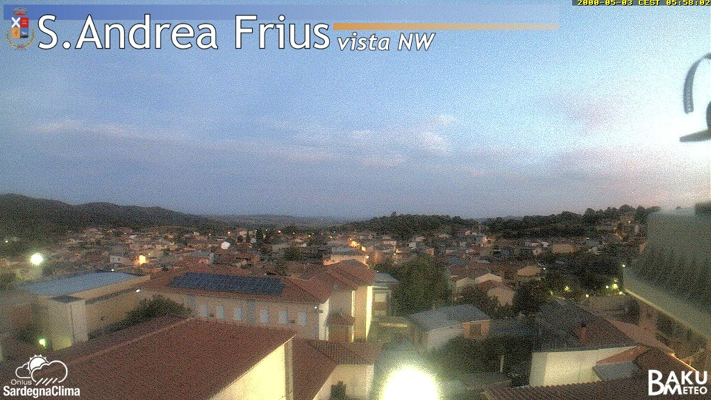 time-lapse frame, Sant'Andrea Frius webcam