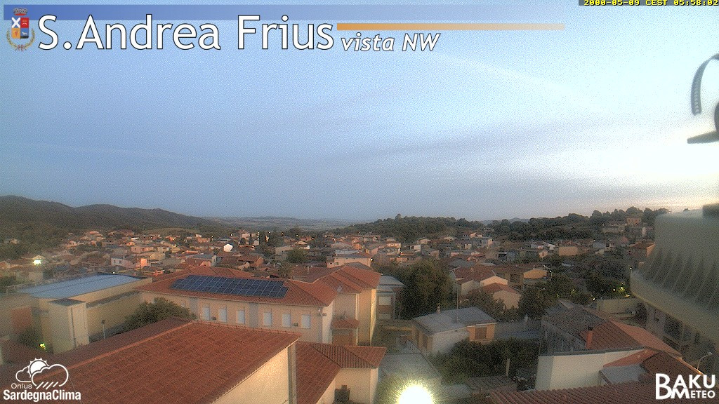 time-lapse frame, Sant'Andrea Frius webcam