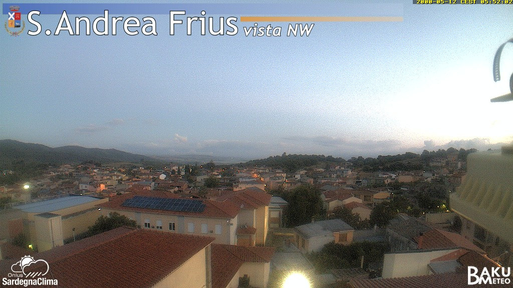 time-lapse frame, Sant'Andrea Frius webcam
