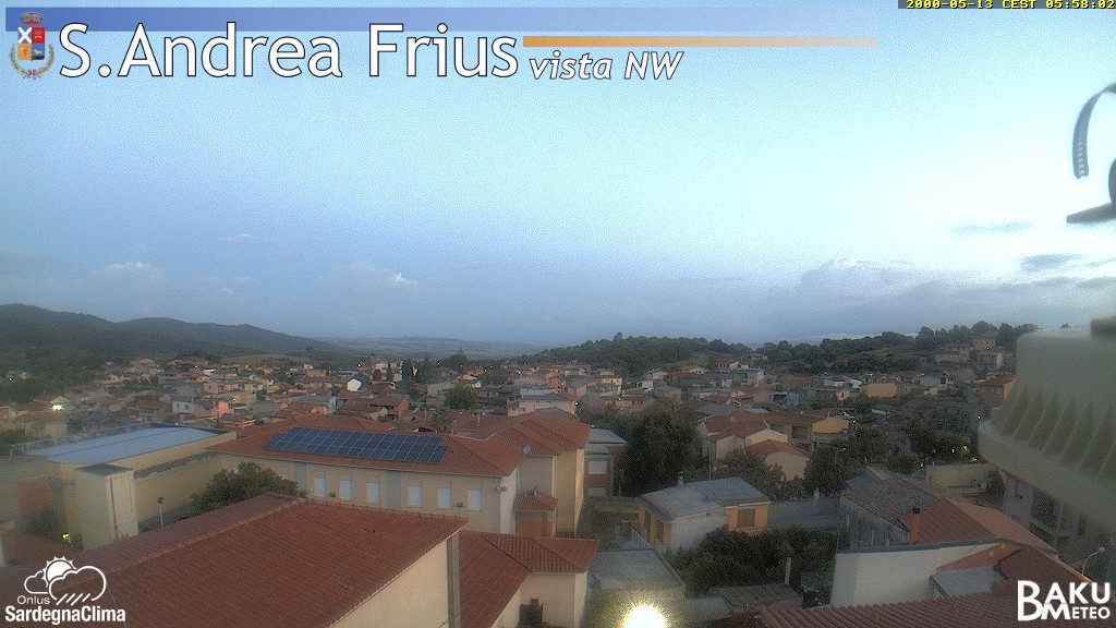 time-lapse frame, Sant'Andrea Frius webcam