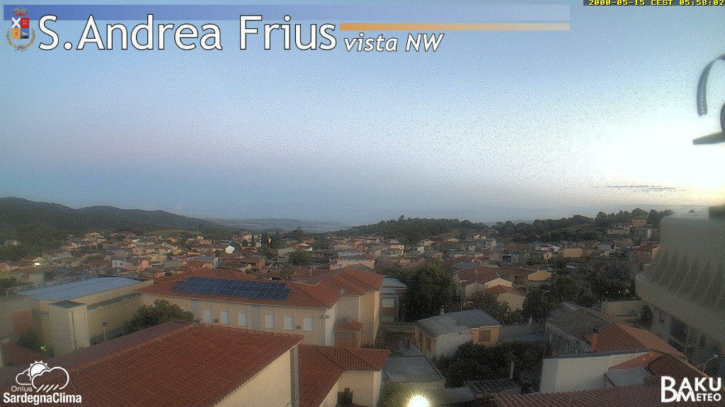 time-lapse frame, Sant'Andrea Frius webcam