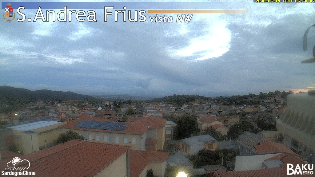 time-lapse frame, Sant'Andrea Frius webcam