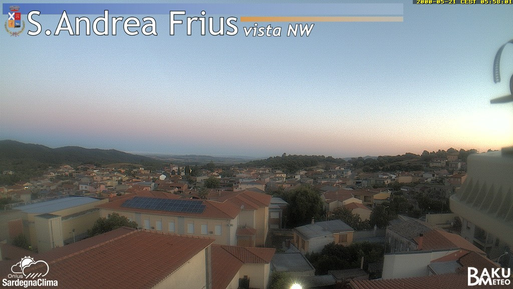 time-lapse frame, Sant'Andrea Frius webcam