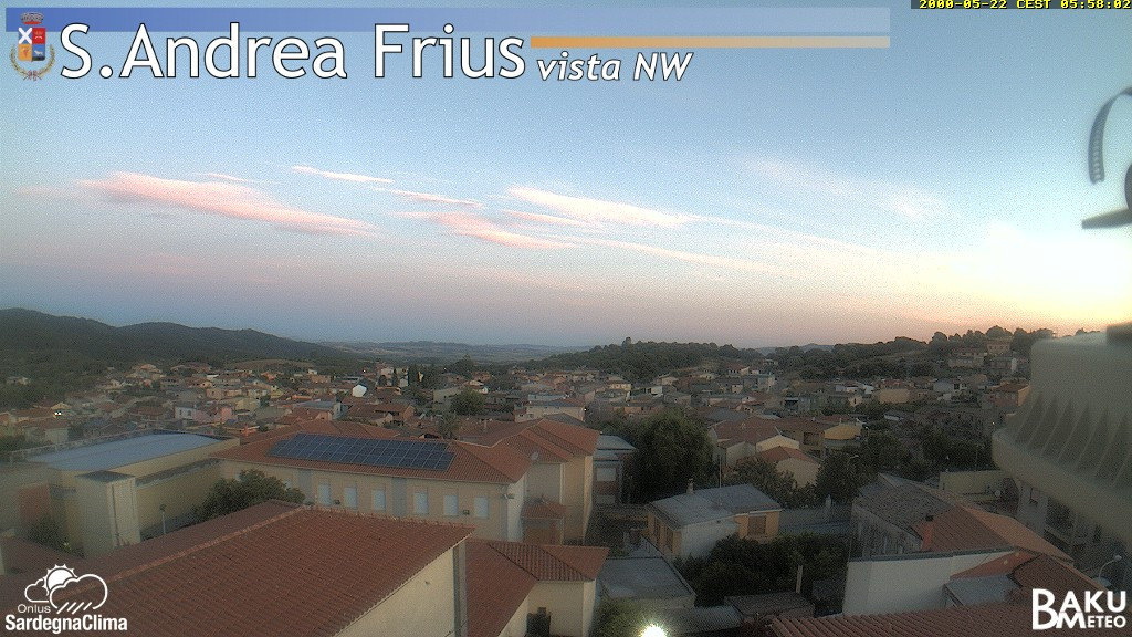 time-lapse frame, Sant'Andrea Frius webcam