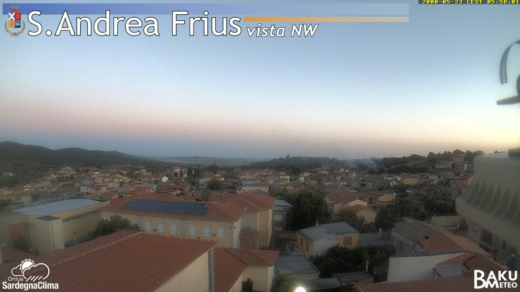 time-lapse frame, Sant'Andrea Frius webcam