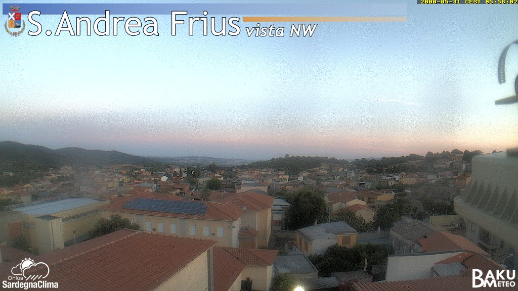 time-lapse frame, Sant'Andrea Frius webcam