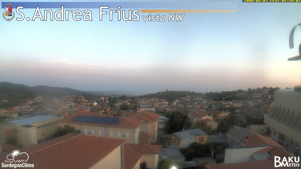 time-lapse frame, Sant'Andrea Frius webcam