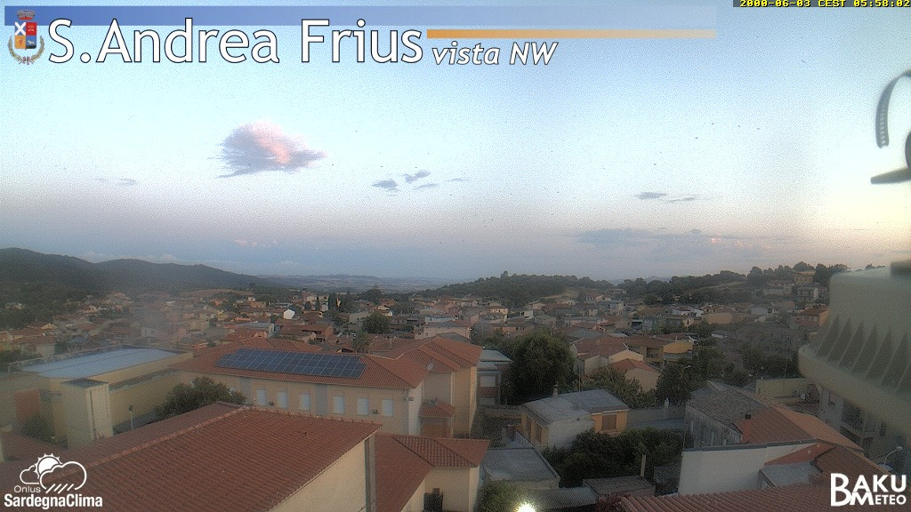 time-lapse frame, Sant'Andrea Frius webcam