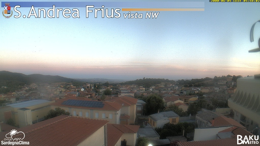time-lapse frame, Sant'Andrea Frius webcam