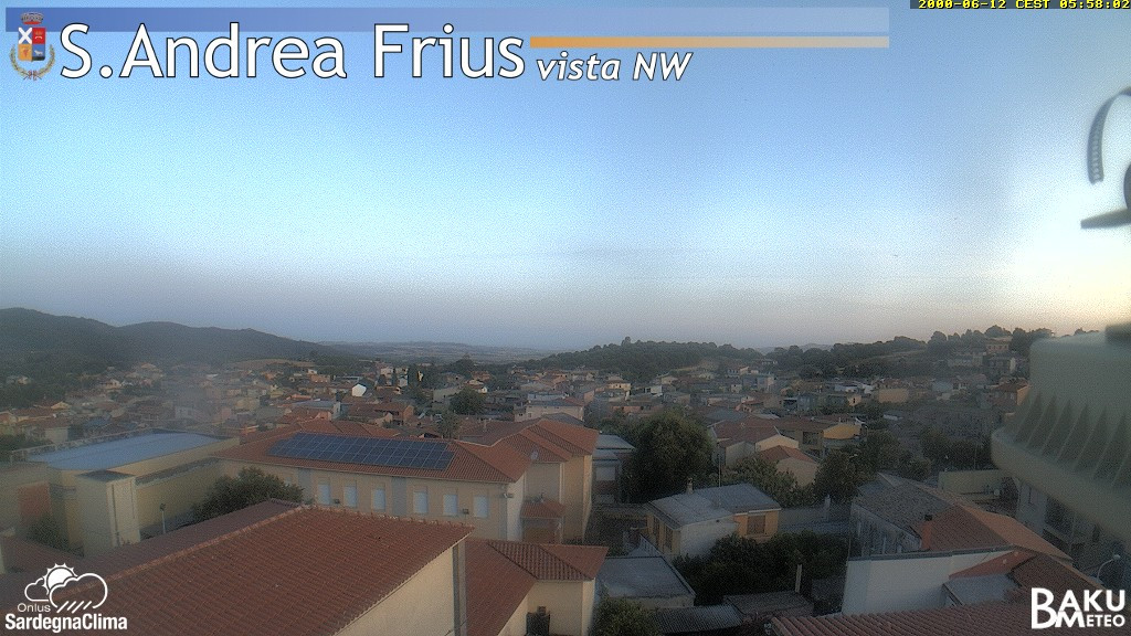 time-lapse frame, Sant'Andrea Frius webcam