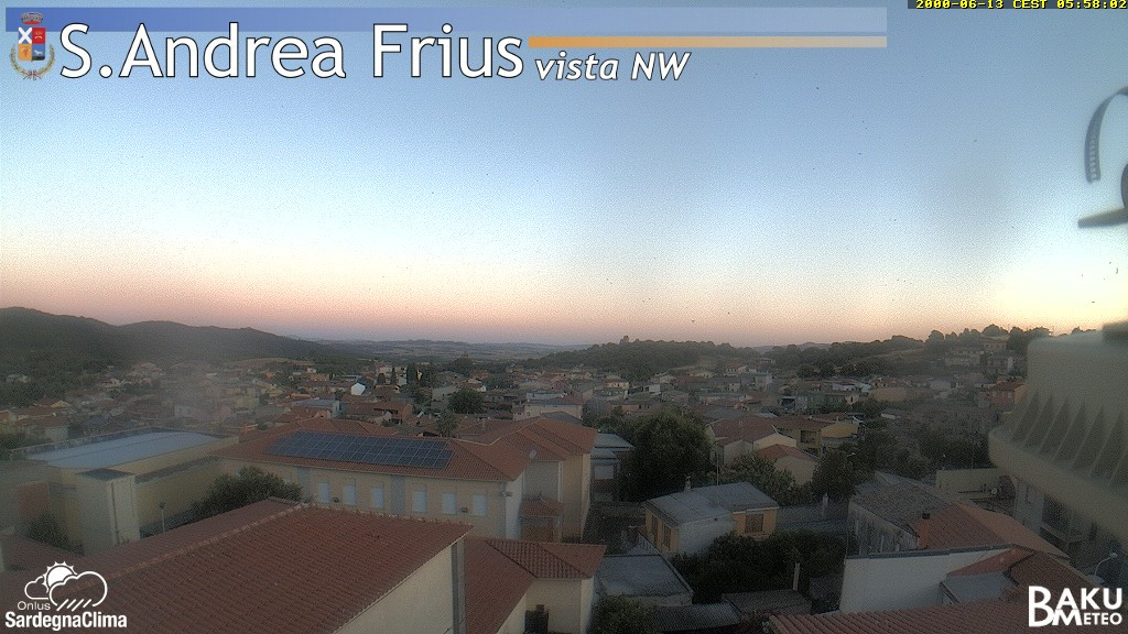 time-lapse frame, Sant'Andrea Frius webcam
