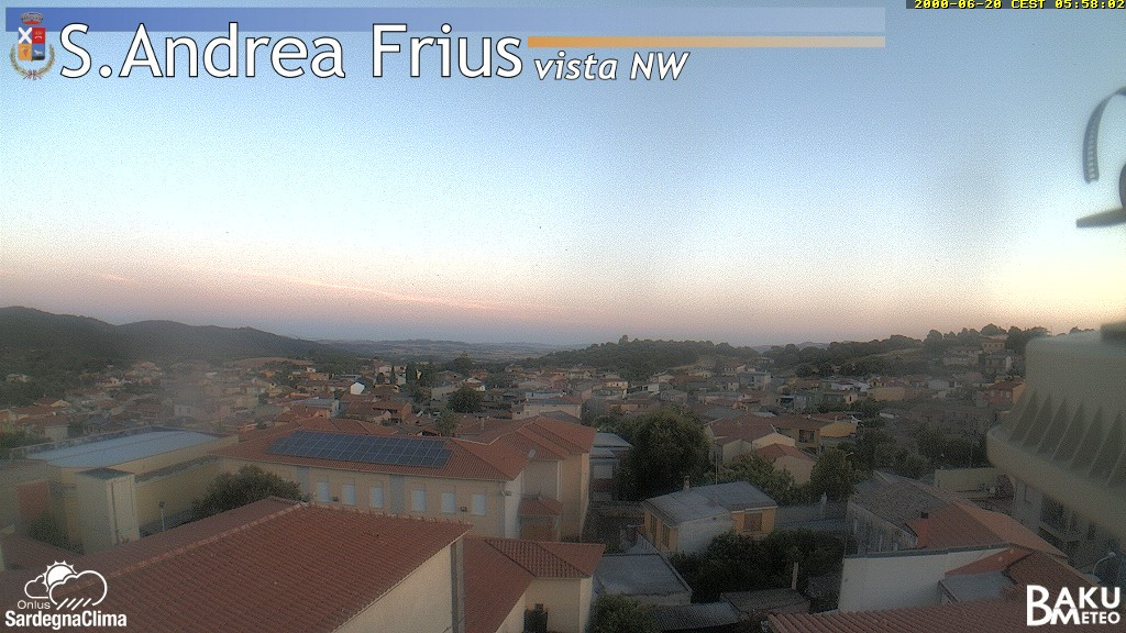 time-lapse frame, Sant'Andrea Frius webcam