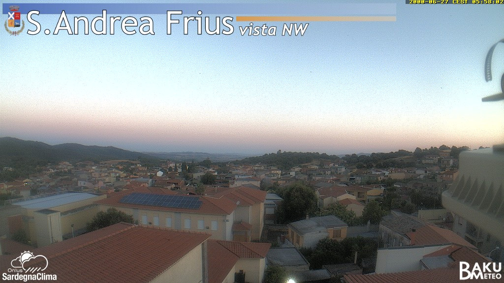 time-lapse frame, Sant'Andrea Frius webcam