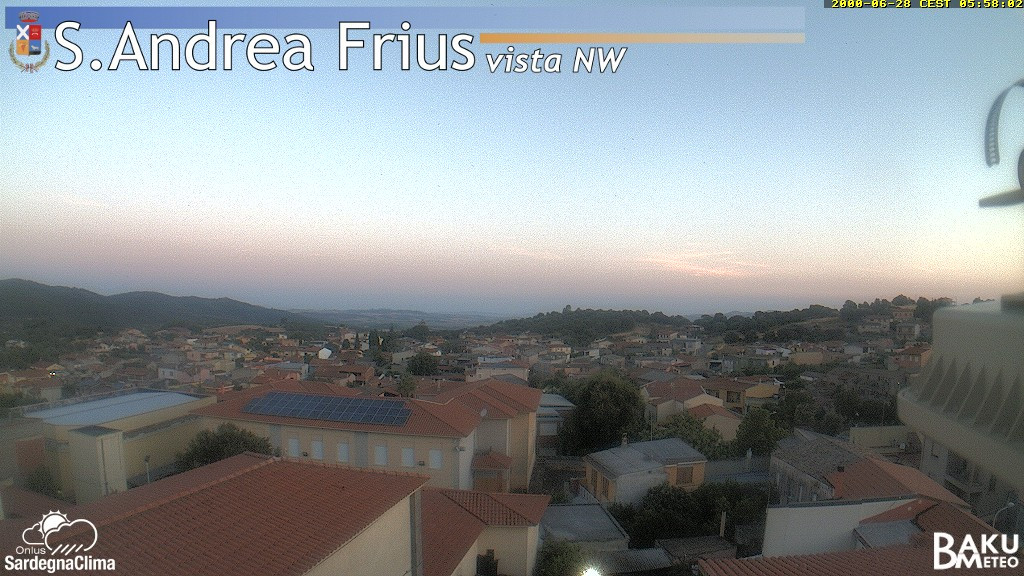 time-lapse frame, Sant'Andrea Frius webcam
